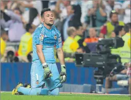  ?? FOTO: EFE ?? Diego Alves salió en defensa del vestuario, muy criticado en el inicio de Liga