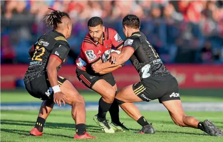  ?? GETTY IMAGES ?? Richie Mo’unga will return to the Crusaders lineup for Friday night’s clash with the Melbourne Rebels.
