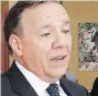  ??  ?? François Legault