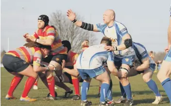  ??  ?? Lineout action from the big game.
Lineout action from the big game.