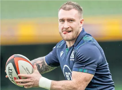  ??  ?? Captain Marvels: Stuart Hogg (left) will be looking to stamp his authority on his Scotland side while Ireland’s Johnny Sexton is the new man at the helm for Ireland
