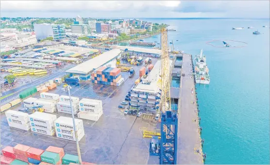  ?? Picture: SUPPLIED ?? The Fiji Revenue and Customs Service says they have undertaken major reforms through its transforma­tion journey in the past few years to facilitate cross border trade and expedite movement, release and clearance of goods.