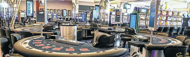  ?? Picture: Tiso Blackstar Group ?? The tables have turned for South African casinos — patronage has increased marginally but spending is down.