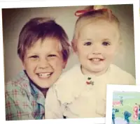  ??  ?? LEFT: Duane with sister Leandi about a year before their dad died. BELOW: Leandi flew to Japan to support him in the final. RIGHT: Estelien watched the match with friends in a pub.