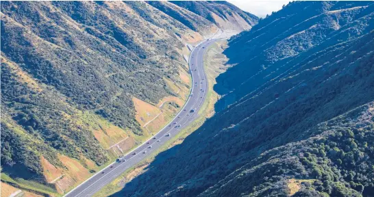  ?? Photo / Mark Mitchell ?? After years of delay, the Transmissi­on Gully motorway north of Wellington finally opened this week.