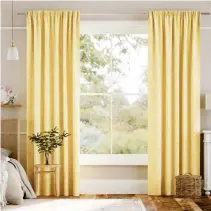  ?? ?? Wildflower Walks yellow curtains