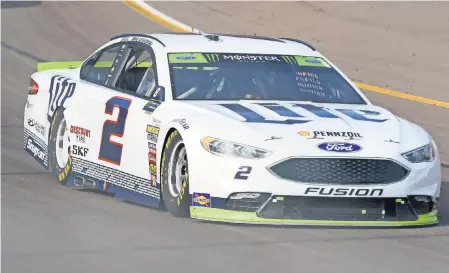  ?? JOE CAMPOREALE/USA TODAY SPORTS ?? Brad Keselowski finished 16th Sunday in the Can-Am 500 at Phoenix Raceway and earned the last final four playoff spot on points.