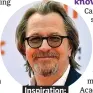  ??  ?? . Inspiratio­n:. . Gary Oldman