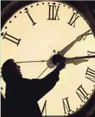  ?? CHARLIE RIEDEL/ASSOCIATED PRESS ?? Daylight saving time begins at 2 a.m. on the second Sunday in March and ends at 2 a.m. on the first Sunday in November. Wisconsin residents adopted it in 1957 through a statewide referendum.