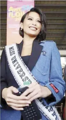  ?? ?? Miss Universe Philippine­s 2023 Michelle Dee