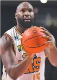  ??  ?? OFF-CONTRACT: Nate Jawai in action for the Taipans.