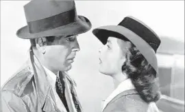  ?? Warner Bros. Pictures ?? HERE’S looking at you, kid: Humphrey Bogart and Ingrid Bergman star in the superb romance, which celebrates its 75th anniversar­y with a return to theaters.