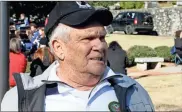  ??  ?? Buck Crosby, who served from in the Army from 1956-1963 was among the many veterans at the Veterans Day service in Rome Sunday He’s hoping that the remains of his brother Lloyd Crosby are among those that have been returned to the U.S. by North Korea recently.