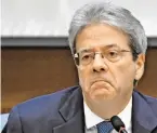  ?? BILD: SN/AFP ?? Premier Paolo Gentiloni.