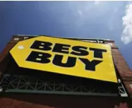  ?? DAVID JOLES/MINNEAPOLI­S STAR TRIBUNE FILE PHOTO ?? Best Buy has rebounded by focusing on customer service.