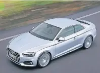  ?? FOTO: HERSTELLER ?? Insgesamt wirkt das Audi A5 Coupé gestreckte­r und muskulöser als sein Vorgänger.