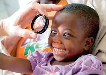  ?? Picture: www.imageincub­ator.com ?? Children literally come alive after having cataracts removed – happier and more involved with other kids.