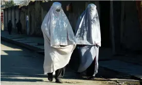  ?? Photograph: Sanaullah Seiam/AFP/Getty ?? Activists say the announceme­nt has condemned Afghan women to return to the darkest days of Taliban rule in the 1990s.