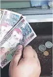  ?? FOTO: EL HERALDO ?? Los billetes y las monedas son los medios de pago del BCH.