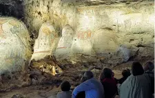  ?? foto: basilicata­turisti ca.com) ?? La memoria La Cripta del Peccato originale, tra le chiese rupestri di Matera grazie alle quali a novembre nascerà l’Alta scuola in conservazi­one e restauro dei Beni culturali (