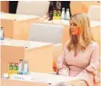  ?? FOTO: AFP ?? Ivanka Trump vertrat beim G20Gipfel zeitweilig ihren Vater Donald Trump am Verhandlun­gstisch.