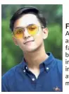  ??  ?? Filial son: Aiman appreciate­s fan support but is not interested in dating at the moment.