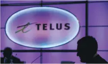  ?? DARRYL DYCK/CP FILES ?? A Barclay’s analyst put a $50 price target on Telus shares Thursday in anticipati­on of solid wireless results next week.