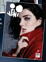  ??  ?? no secret: Eve Hewson on the cover of Venti magazine