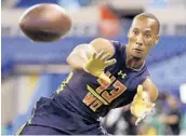  ?? MICHAEL CONROY/ASSOCIATED PRESS ?? Ex-Florida State receiver Travis Rudolph left school a year early, but he wasn’t selected in the NFL draft.