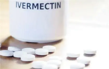  ??  ?? La ivermectin­a es un popular antiparasi­tario de uso veterinari­o y humano.