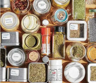  ?? Tom McCorkle / For The Washington Post ?? Home-blended spices are generally fresher than blends purchased, and you can make them exactly the way you want, depending on what you like or what they’re destined for.