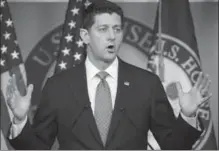  ?? MARK WILSON ?? House Speaker Paul Ryan: Will he get to determine the contours of the American future, or be swallowed by the Trump power vacuum?