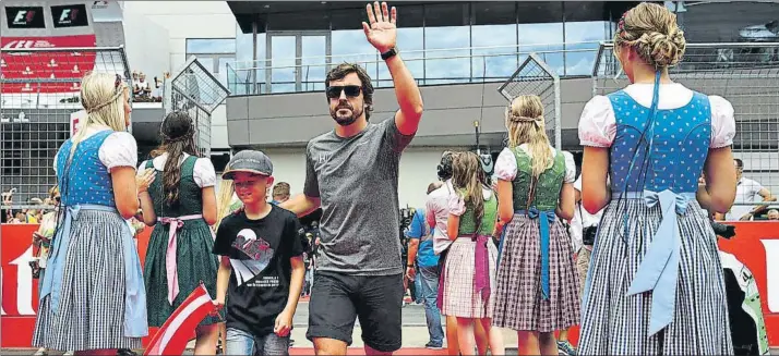  ?? FOTO: GETTY ?? Fernando Alonso tiene cada vez menos opciones en las que pueda optar a ganar carreras y el título en 2018. Después de las negativas de Mercedes y Red Bull, el presidente de Ferrari también descartó la vuelta del asturiano