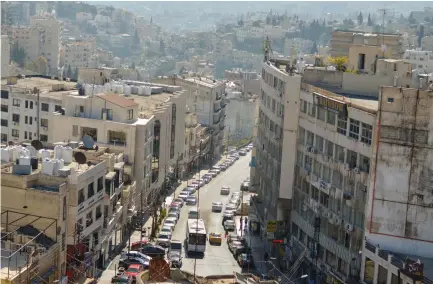  ?? (Muath Freij/Reuters) ?? A VIEW of downtown Amman on Sunday.