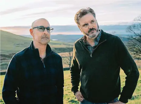  ?? Foto: Bohemia MP ?? Sólo pro dva Stanley Tucci (vlevo) a Colin Firth ztvárňují ve filmu Supernova životní partnery, jejichž vztah prochází těžkou zkouškou.