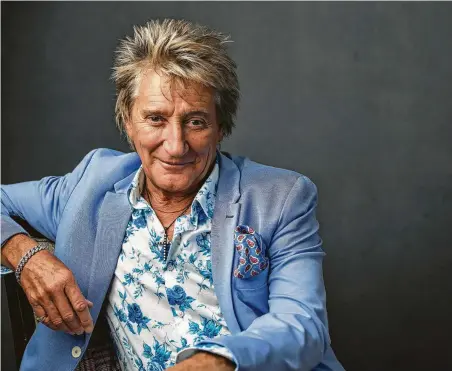  ?? Drew Gurian / Associated Press ?? “I’ve always enjoyed the chase, says Rod Stewart, 73, addressing the #MeToo movement. “I’d never thrown myself on any woman.”