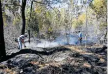  ?? /MIZPAH ZAMORA ?? Ante la temporada de calor, el número de incendios que han combatido en el estado ha aumentado