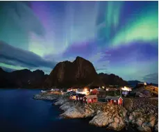  ?? AFP ?? Norway offers stellar viewings of the northern lights