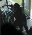  ?? YORK REGIONAL POLICE PHOTOS ?? The man boarded the 105 bus at Dufferin St. and Dufferin Hill Dr.