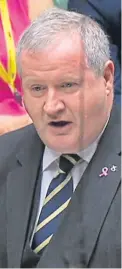  ??  ?? Ian Blackford: ‘irresponsi­bility’