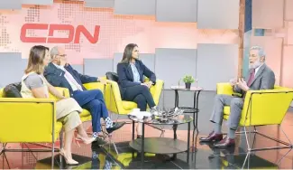  ?? FÉLIX DE LA CRUZ ?? Roberto Rodríguez Marchena durante la entrevista en Despierta con CDN.