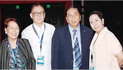  ??  ?? ADVOCACY – Foreign Buyers Associatio­n of the Philippine­s (FOBAP) and Philexport have engaged an advocacy collaborat­ion to promote corporate social responsibi­lity (CSR) and compliance issues to exporting manufactur­ers. Shown in photo during the event's...