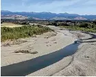  ?? PIERS FULLER/STUFF ?? The Waingawa River near Hood Aerodrome, Masterton.