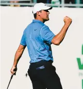  ?? DARRYL WEBB/AP ?? Scottie Scheffler won the Phoenix Open for the second year in a row and reclaimed No. 1 in the world rankings. Scheffler, 26, now has five career PGA Tour victories.