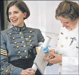  ?? MIC SMITH / ASSOCIATED PRESS ?? Nancy Mace became the first female graduate of The Citadel on May 8, 1999.