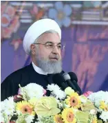  ?? KEYSTONE ?? Il presidente Rouhani