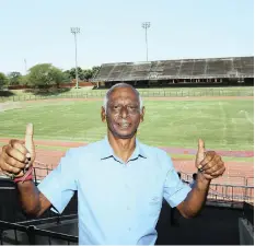  ??  ?? VETERAN Chatsworth stadium groundsman Danny Reddy retires today after 28 years looking after the pitches. |