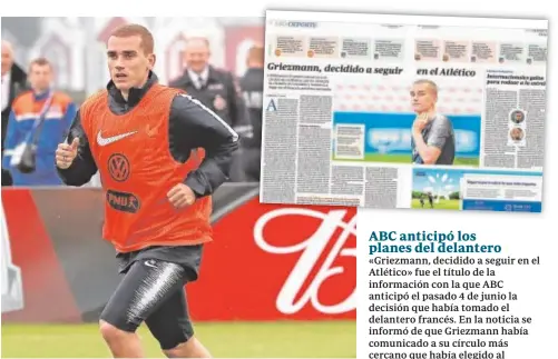  ?? EFE ?? Griezmann, en un entrenamie­nto con Francia