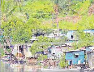  ?? Picture: FILE ?? A squatter settlement in Suva.