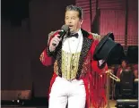  ?? DOMINIC BAUER ?? Royal Canadian Family Circus is led by ringmaster Joseph Dominic Bauer.